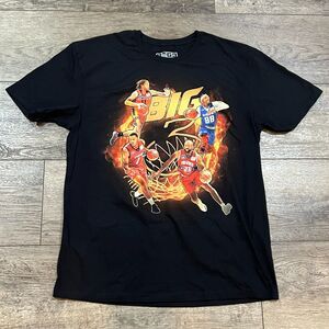 Big 3 League Graphic Basketball T-Shirt Black T-Shirt -Men's Size Large